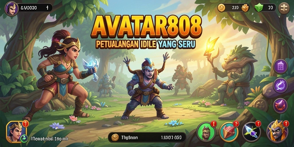 Screenshot gameplay <strong>AVATAR808</strong> menunjukkan aksi seru dari petualangan Idle.