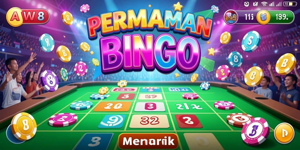 Tampilan gameplay seru dari aplikasi Bingo AW8.