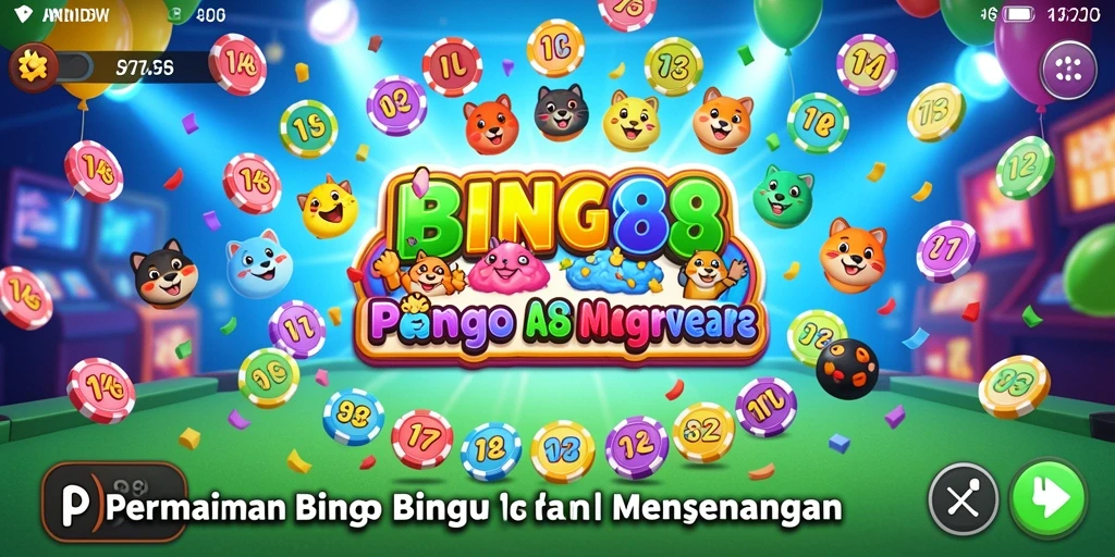 Screenshot BINGO188 menampilkan sesi permainan Bingo yang seru dan interaktif.