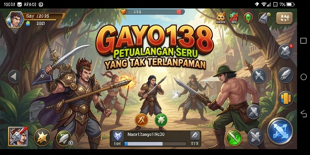 Tampilan gameplay GAYO138 yang mendebarkan dan penuh warna.