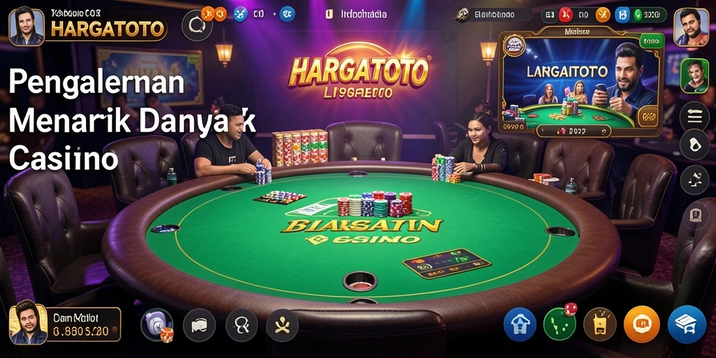 Tampilan gameplay HARGATOTO yang menegangkan dan interaktif.