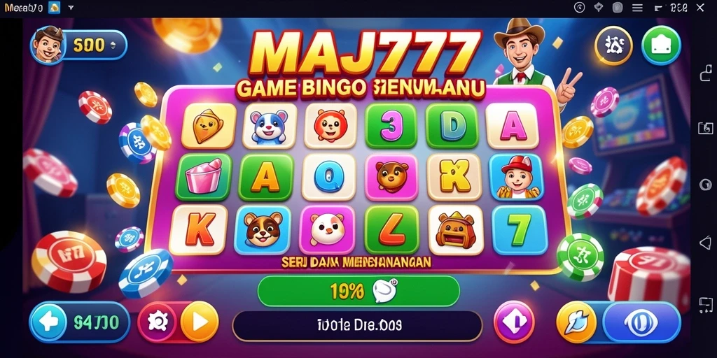 Tampilan gameplay seru di MAJ777 saat bermain Bingo.