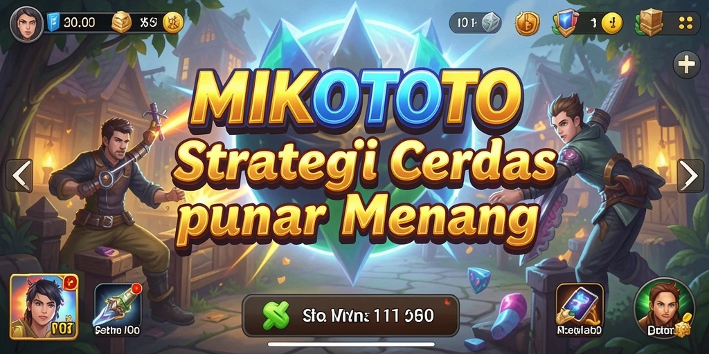 Tangkapan layar MIKOTOTO menampilkan aksi strategi yang mendebarkan.
