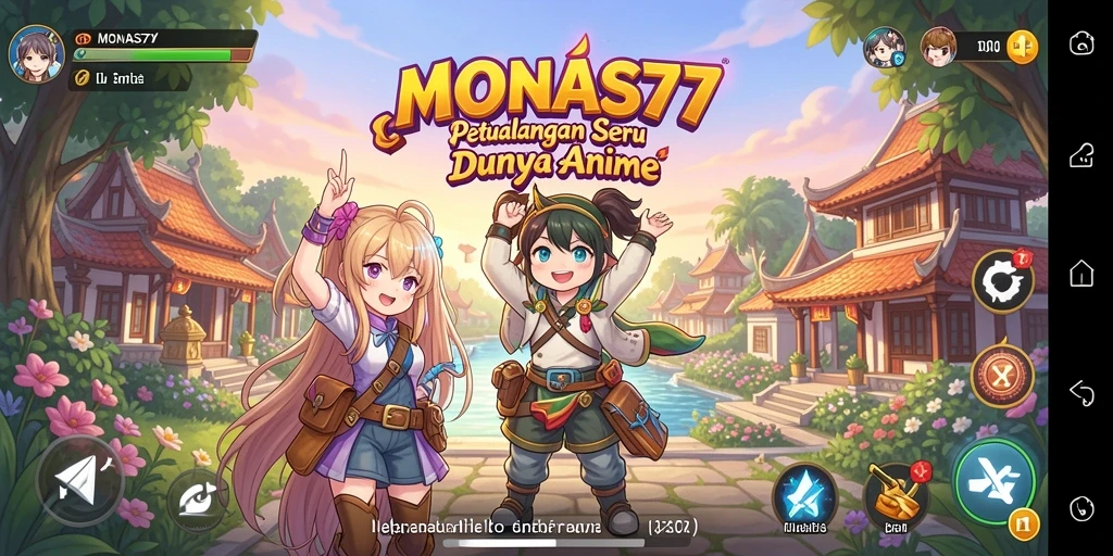 Tampilan gameplay seru dari MONAS77 yang memukau.