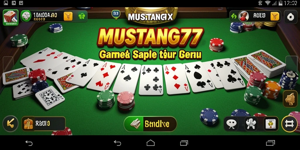 Tampilan gameplay seru di MUSTANG77 dengan teman-teman.