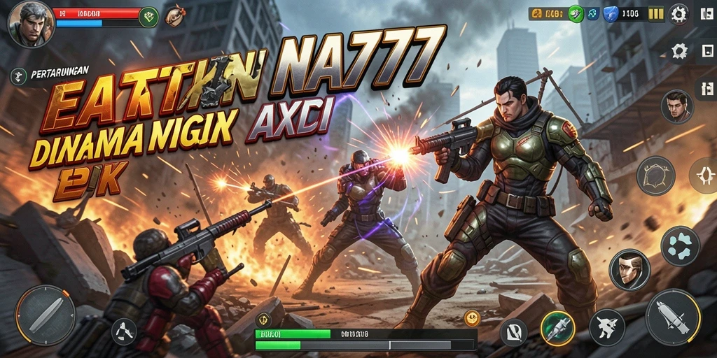 Tampilan gameplay NA777 yang mendebarkan dan penuh aksi.