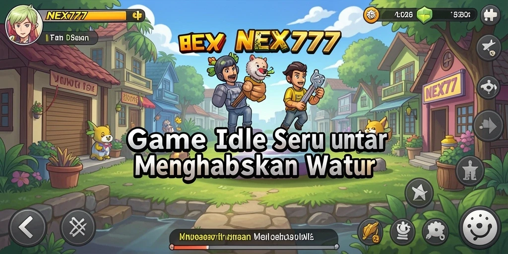 Tampilan gameplay NEX777 yang menarik dan penuh warna.