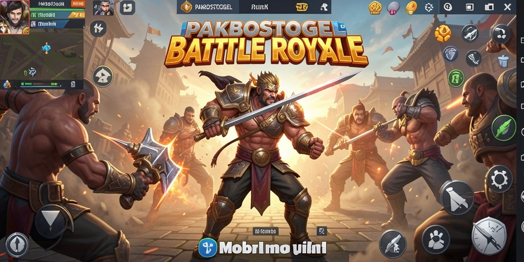 Tampilan seru dari gameplay <strong>PAKBOSTOGEL</strong> saat bertarung di medan perang.