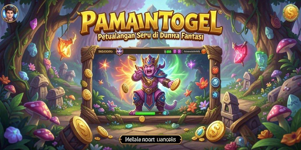 Tampilan gameplay seru dari PAMANTOGEL saat menjelajahi dunia fantasi.