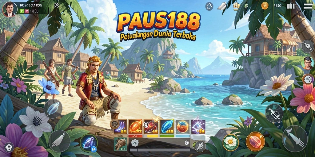 Tangkapan layar dari gameplay PAUS188 yang menunjukkan petualangan luar biasa.
