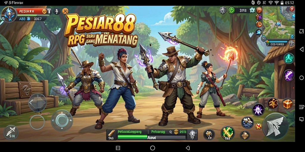 Tampilan gameplay PESIAR88 yang menarik dan menantang dalam dunia RPG.