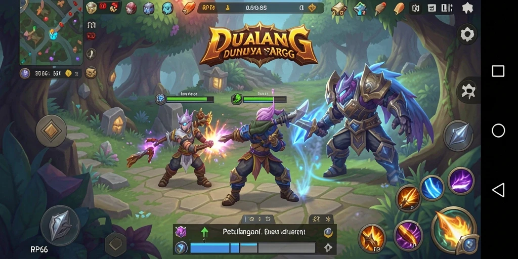 Screenshot RP66 menampilkan aksi gameplay yang mendebarkan dalam arena ARPG.