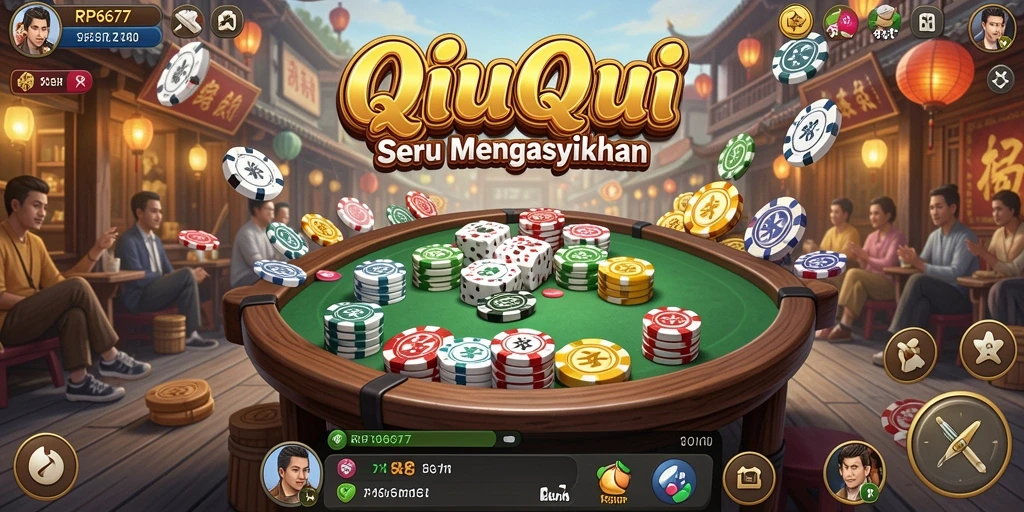 Gameplay seru QiuQiu dengan grafik menawan.