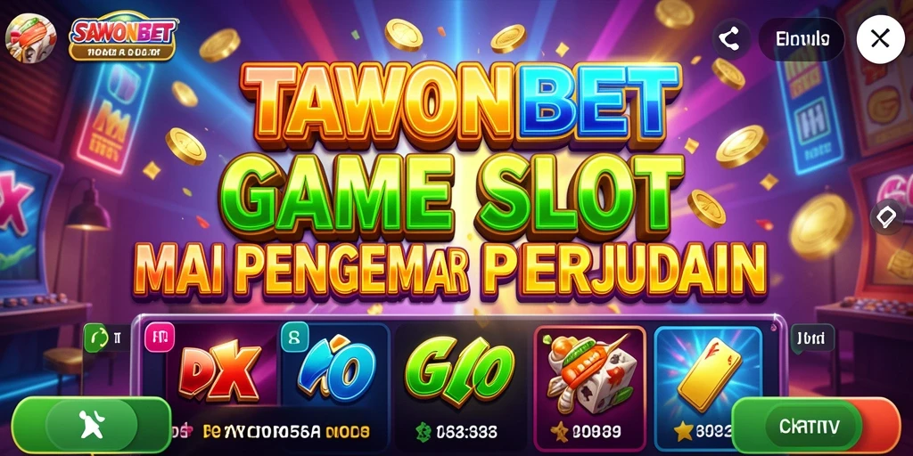 Screenshot gameplay TAWONBET dengan tema Slot yang menawan.