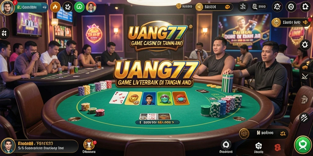 Tampilan gameplay menarik dari UANG77 Live Casino.